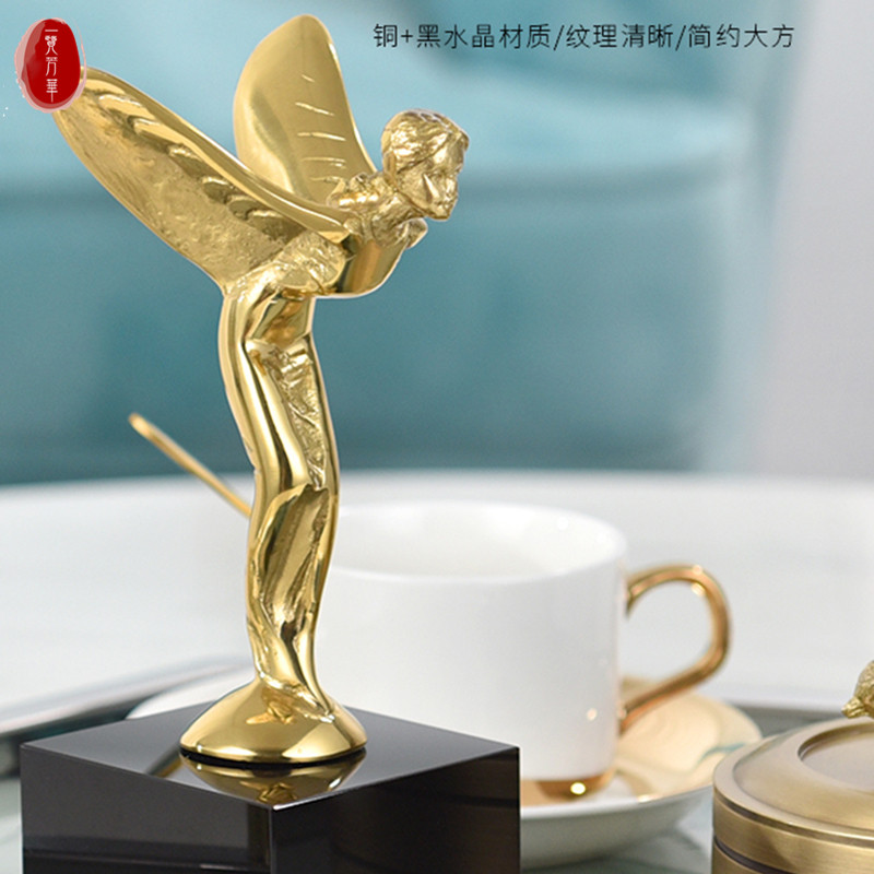 纯铜小天使装饰摆件欧式