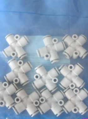 原装正品四通等径十字型KQ2TW04/06/08/10/12-00/00A气管接头