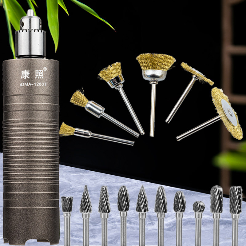 电磨机打磨机玉石木雕盆景舍利杆丝雕电动手磨机打磨切割diy工具