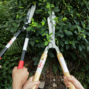 日本黄金马进大草剪口木柄钢管柄树枝绿化剪刀花园草坪剪修枝剪刀