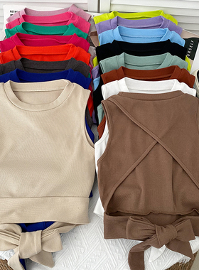 Fashionable sexy strapless top for women时尚性感露背绑带上衣