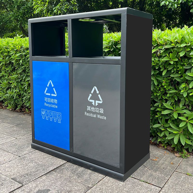 户外垃圾桶单双大号筒果