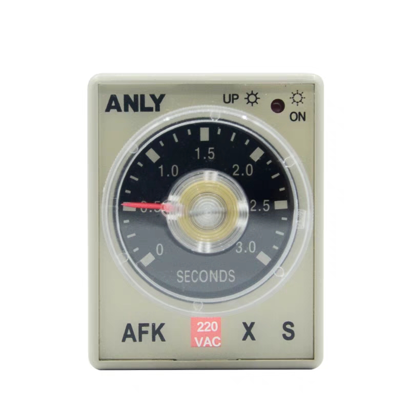 假一赔十原装正品安良ANLY闪烁时间继电器AFK闪烁计时器3S AC220V