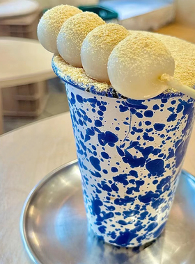 欧美卷边陶瓷杯黑色中古泼墨水杯情侣杯 咖啡牛奶复古手握短杯