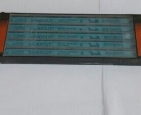 原装正品瑞典鱼唛百固鱼牌BAHCO手用锯条12寸蓝色高速钢锯片 24T