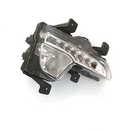 适配东风锐骐P11皮卡前雾灯前杠灯新锐骐LED日行灯行车灯泡外壳罩