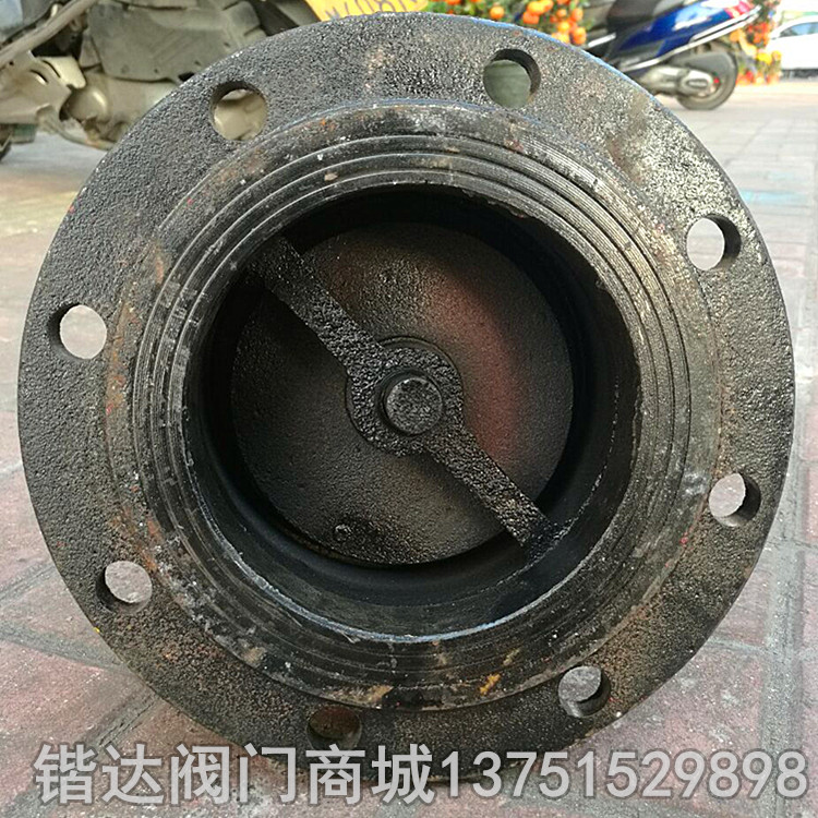 H42X-6铸铁法兰底阀铸铁阀门水泵底阀4寸6寸8寸DN100DN150DN200