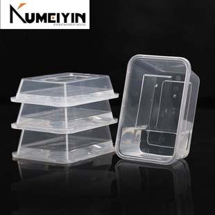 disposable lunch box Take thick rectangle with plastic away