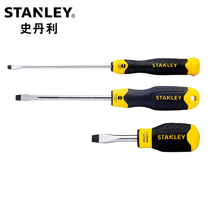 史丹利一字螺丝批3mm*50 强力起子改锥平口螺丝刀STMT67264-8-23