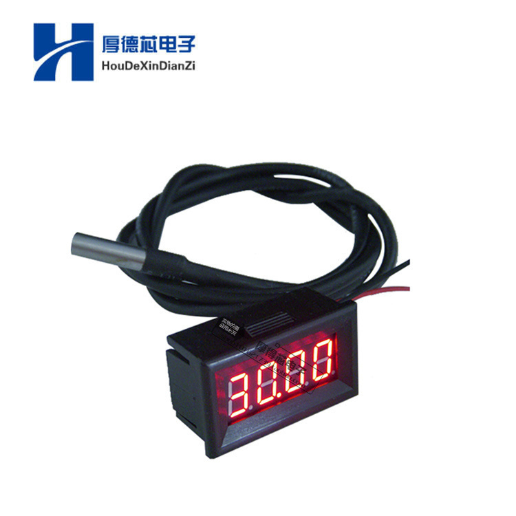 红色数码车温度计传感器