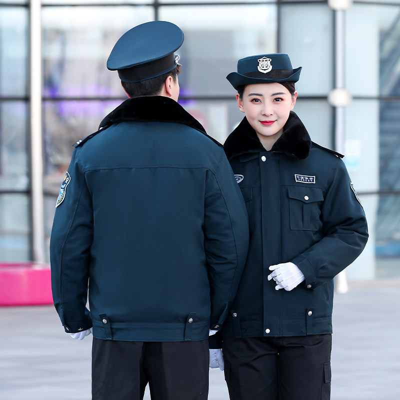 保安工作服秋冬男装棉服