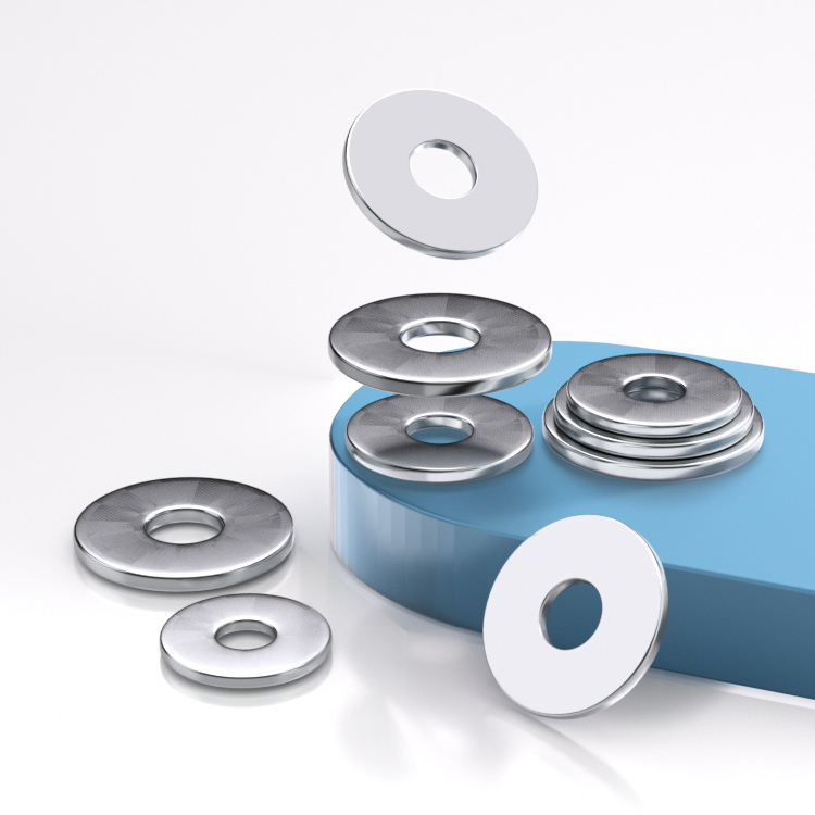 不锈钢加大厚螺丝平垫圈