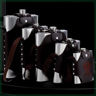 【304】不锈钢酒壶便携式酒壶随身酒壶大容量酒壶白钢酒壶1斤5斤