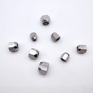 铜纳子铜卡套螺母管螺帽细丝铜螺母钠子铜接头连接螺母管接头螺帽