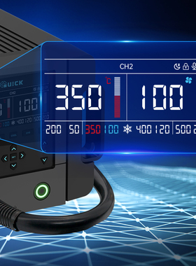 QUICK快克861Pro无铅热风拆焊台AI智能语音恒温拆焊台