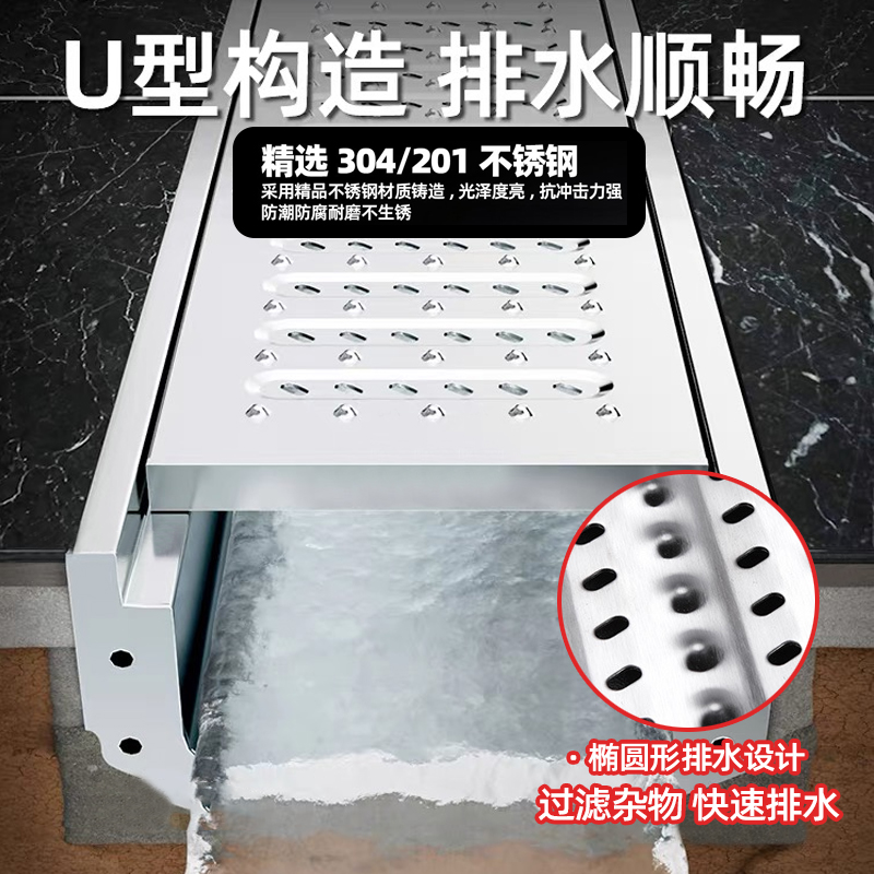 成品不锈钢排水沟型槽饭