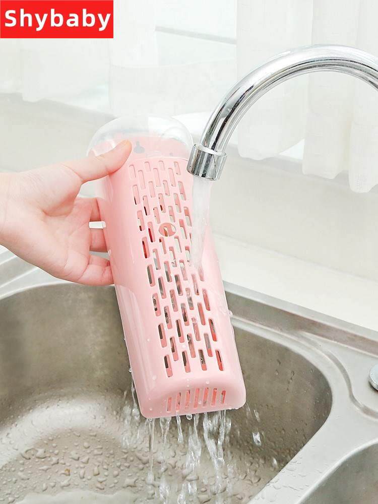 筷子筒家用架带盖壁挂式