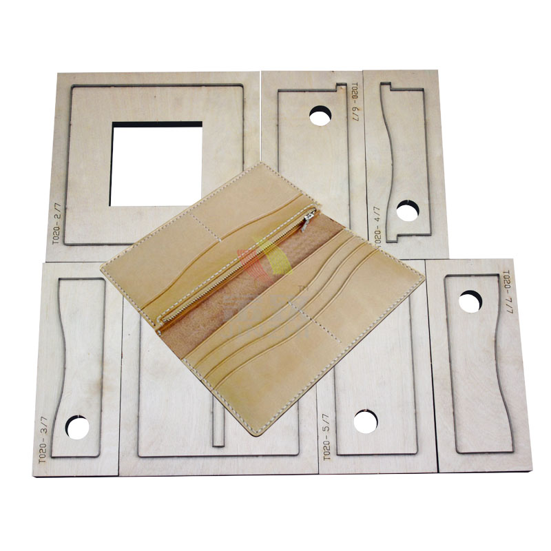 金致刀模T020长夹钱包横款刀模手工皮具刀模可定制DIY