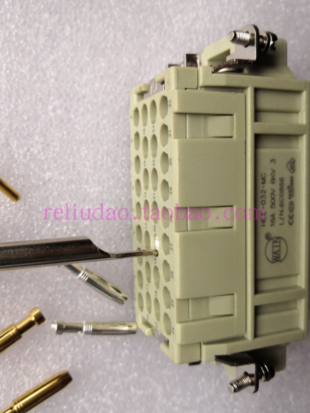 WAIN连接器TL01唯恩HEE型退针器16A冷压CESM-1.5芯1980010000002*