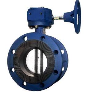 D341X16铸铁涡轮法兰 蝶阀DN50.65.80100.150.200.300 400对夹500