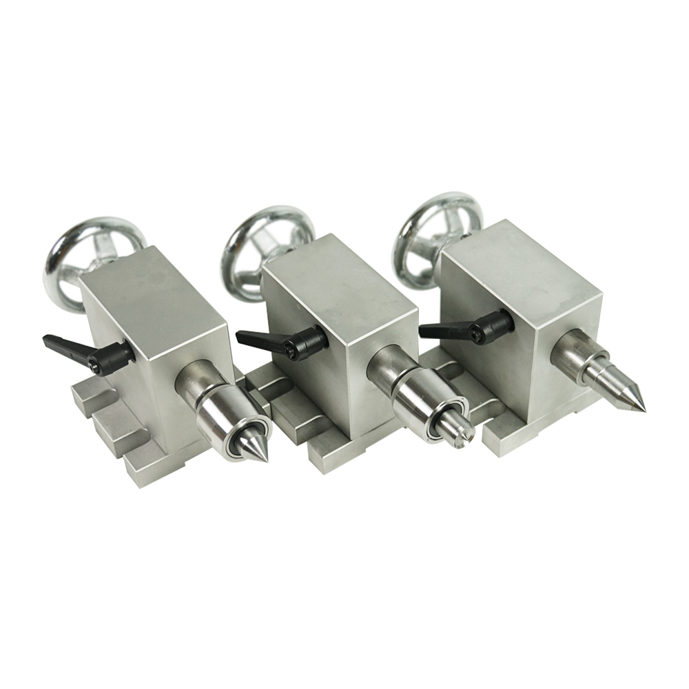 雕刻机旋转轴a轴 尾顶 活动尾座 死顶