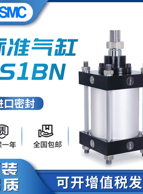 SMC标准气缸CS1BN CDS1BN125/140/160/180-100/150/200/250/300