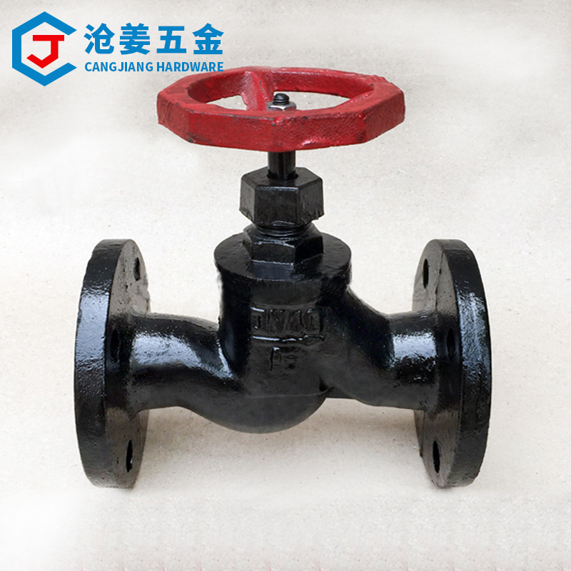 J41T-16铸铁法兰截止阀/铸铁蒸汽阀门DN15 25 32 40 50 65 80 200