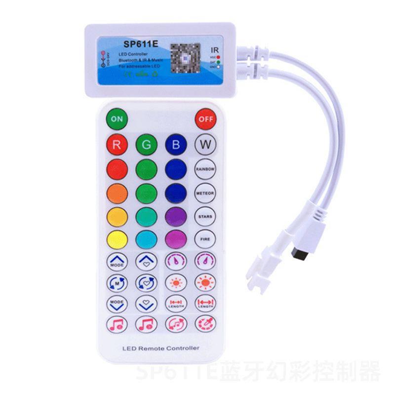 SP611E控制器 幻彩蓝牙控制器 幻彩灯条app控制器 低压控制器