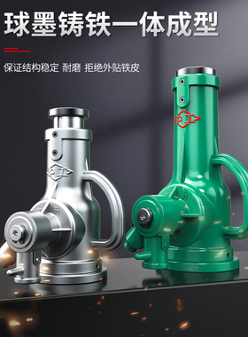 沪工螺旋千斤顶机械式手摇千金顶矮式齿轮QL3吨5T10吨20吨32吨50t