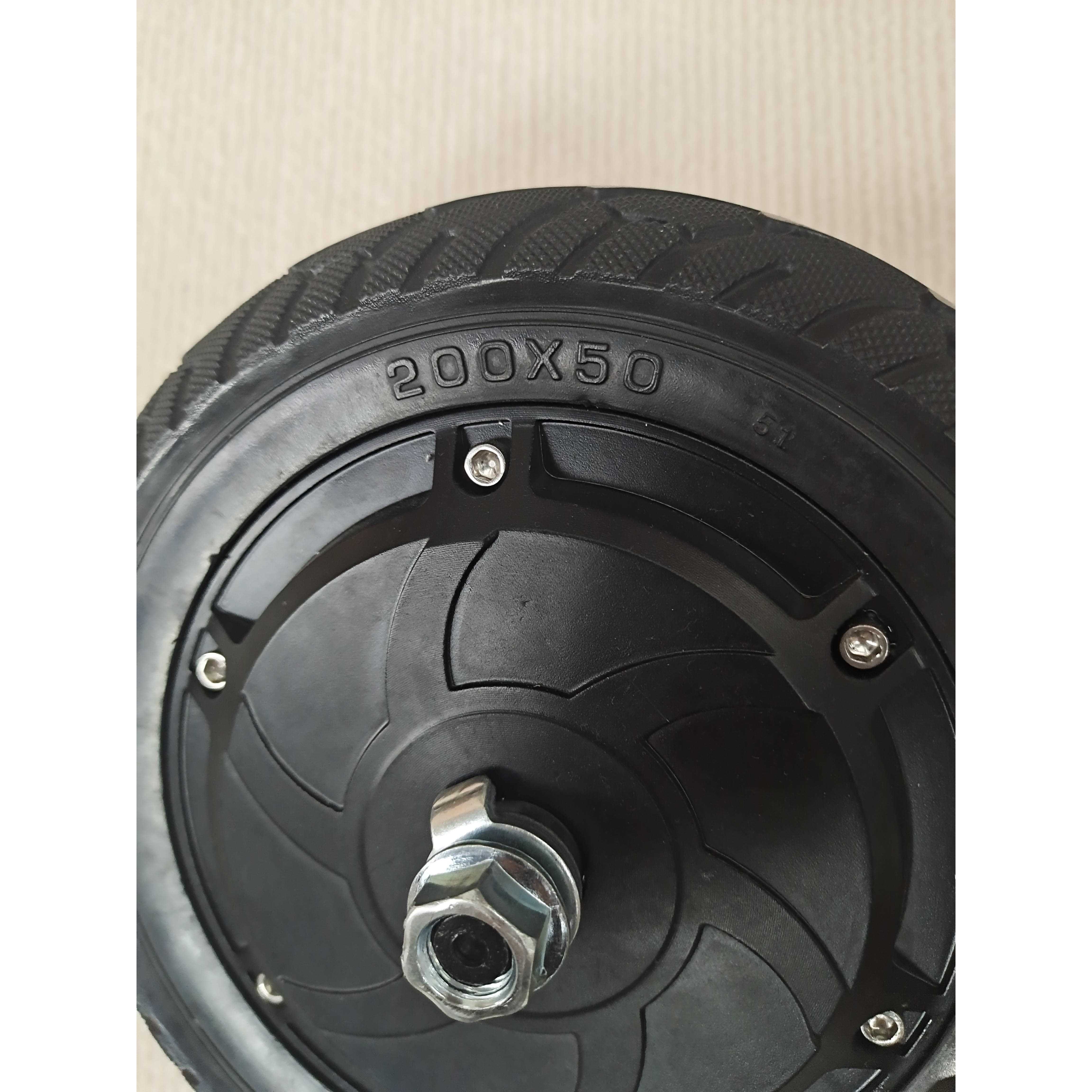 8寸无刷电子刹实心胎轮毂电机200x50碰碰车游乐车电动滑板车电机