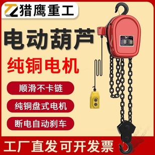 不看后悔 德国进口 环链电动葫芦380v1吨2吨3吨5吨10吨电吊机倒