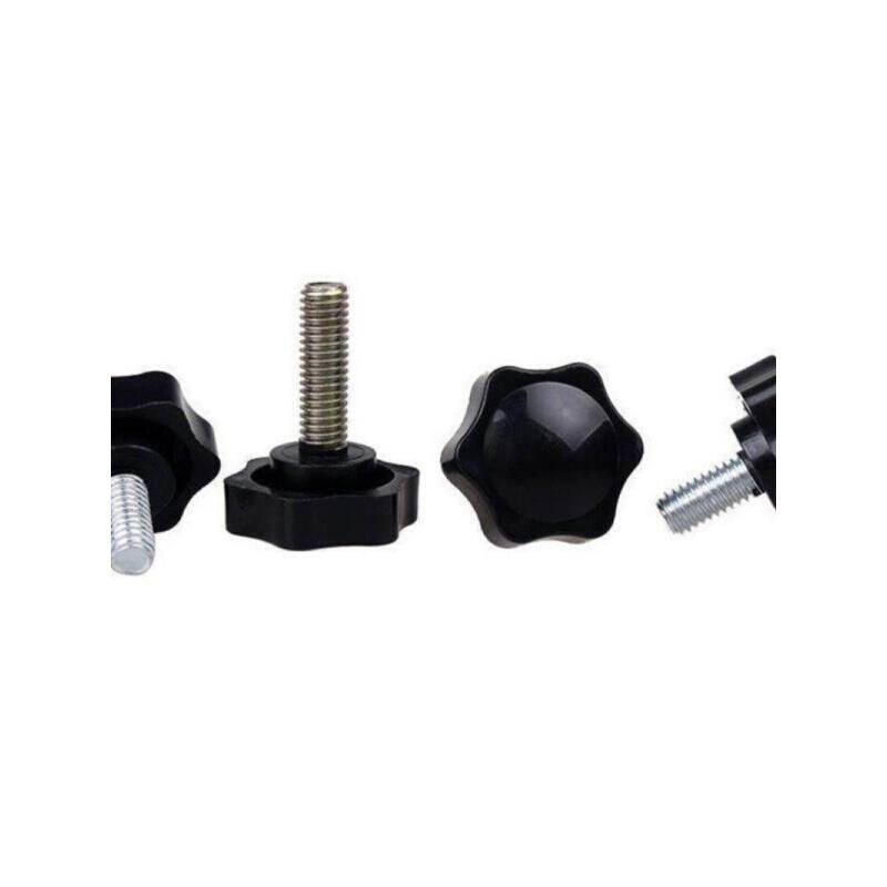 梅花手柄螺丝 星型胶木手拧把手螺栓 星形旋扭塑胶螺丝钉M4M5