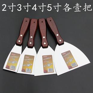 不锈钢铲刀加厚304厨房不锈钢加厚油灰刀清洁腻子刀批刀抹泥刀刮
