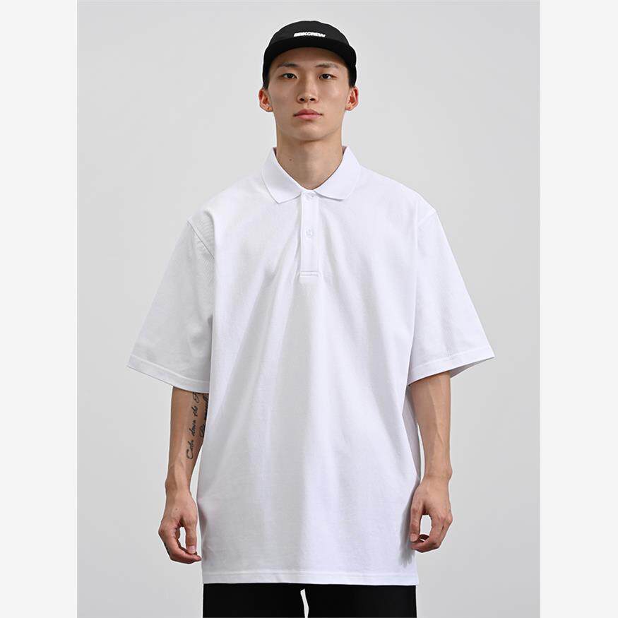 BBK短袖POLO衫宽松纯色