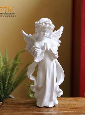 欧式古典风情天使杂货花园庭院丘比特艺术装饰品礼物店面家居摆件