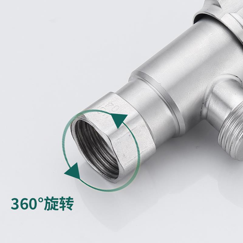 不锈钢活接内丝三角阀加