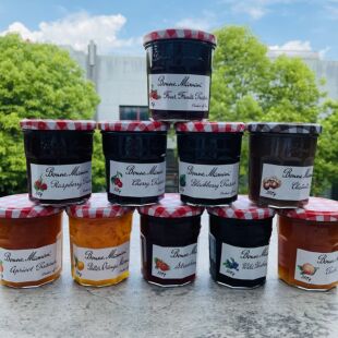 bonne maman法国巧婆婆草莓果酱早餐面包吐司370g蓓妮妈妈果酱