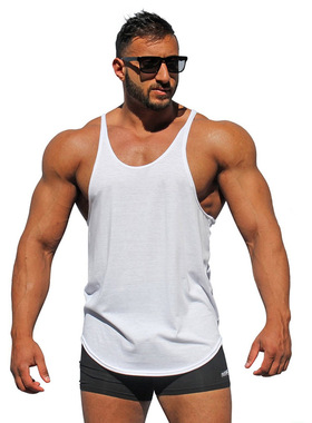 MAN tank top GYM muscle bodybuilding sport vest 男士健身背心