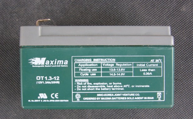 Maxima DA 1.3-12 12V免维护充电瓶  充电器