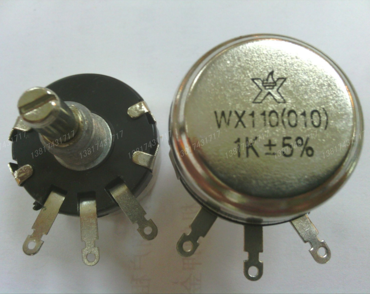 WX010 1W 1K 电位器 电子元器件 WX110  1K  WX110(010) 4K7