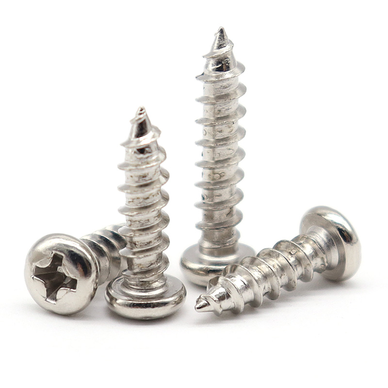 镀镍圆头自攻螺丝盘钉十