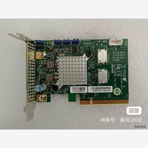 全新二手超微AOC-SLG3-2E4T超微 PCIE NVMe u.议价商品