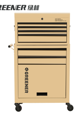 GREENER小推车ins工业风工具收纳柜咖啡图书画室家用移动置物架箱
