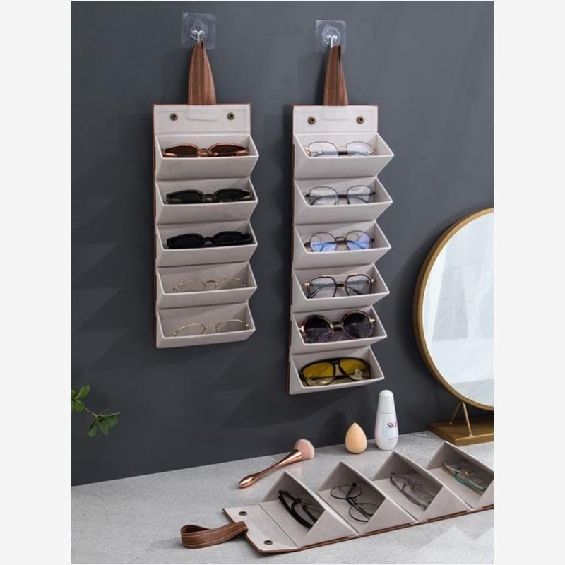 眼镜架子展示架近视镜挂架太阳镜收纳盒收纳桶饰品多格便携墨镜盒