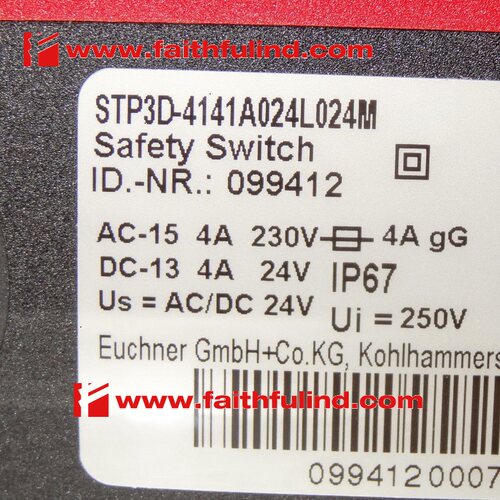 议价Euchner 099412 安士能安全模块 STP3D-4141A024L024M
