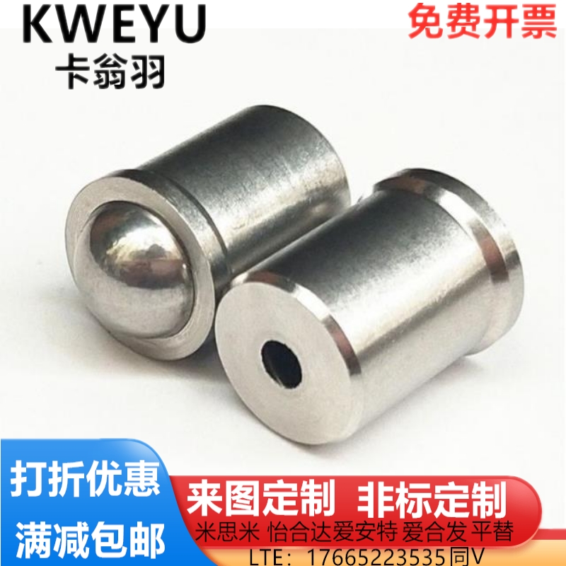 PFSSN/PFSSR/PFPSN/PFPPN 2/3/4/5/6/8/10  压入式球头柱塞