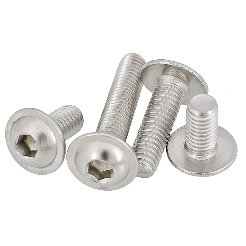 不锈钢大圆头带垫片内六