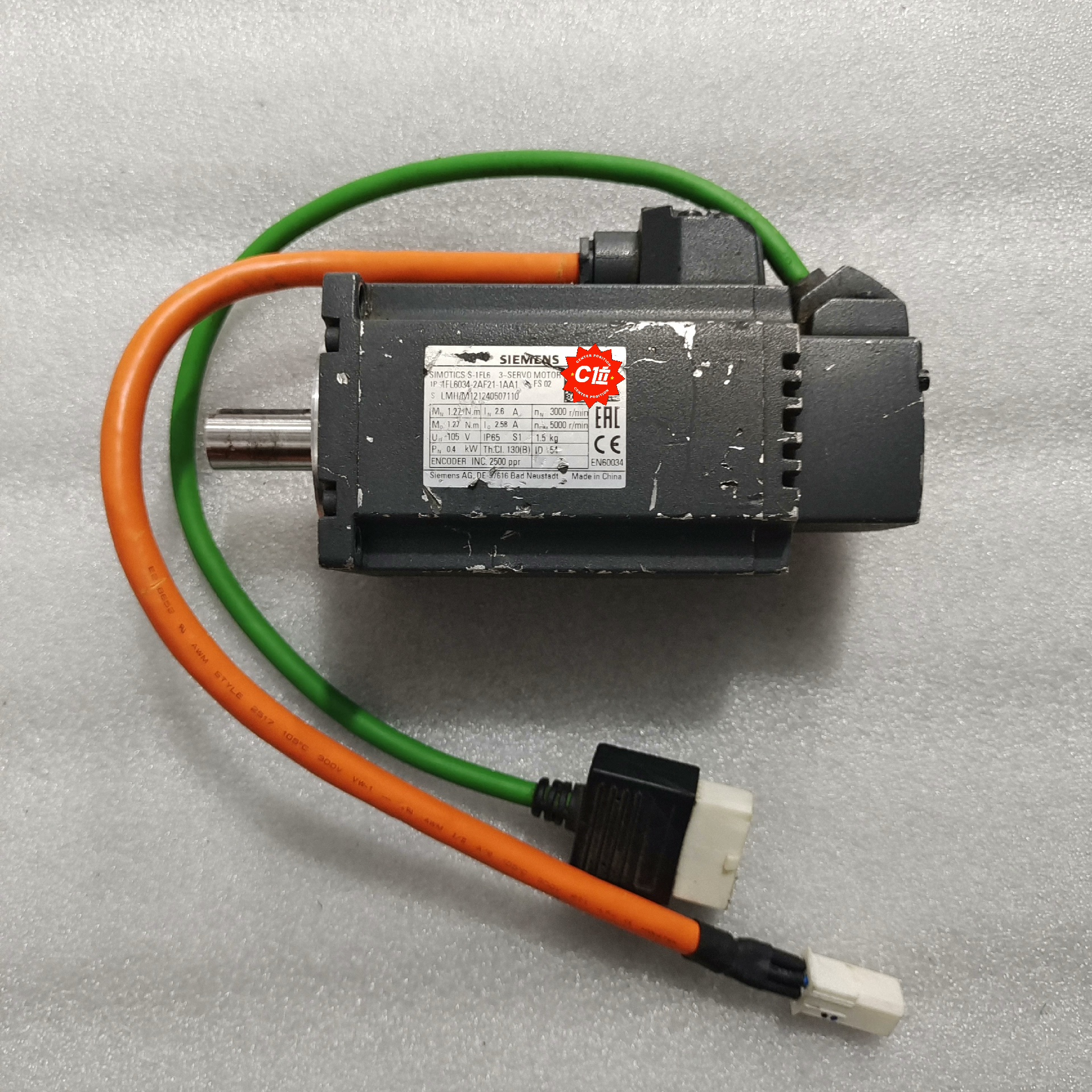 西门子1FL6034-2AF21-1AA1二手拆机功能完好，议价