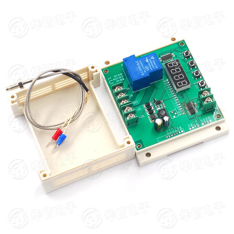 温度检测控制继电器模块高温K型热电偶温度传感器串口输出30A以内