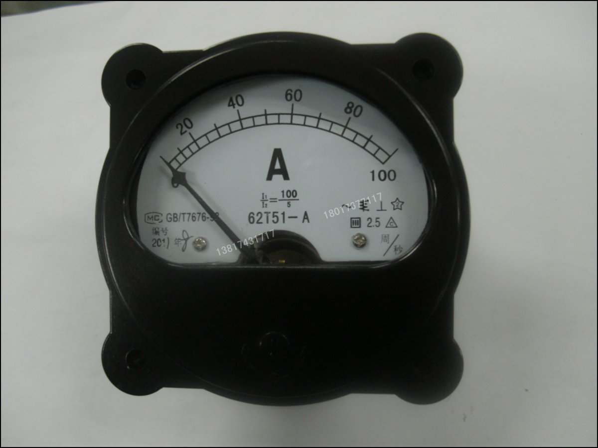62T51 100/5A 交流电流表 交流指针式电流电压表